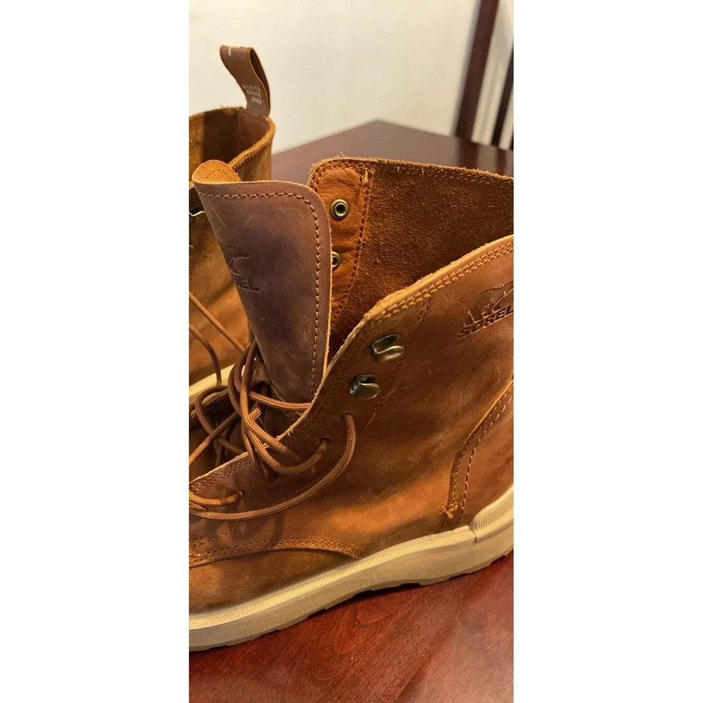 NWOT Sorel Hi-Line Lace Boots, Women size 8.5 - Picture 6 of 7